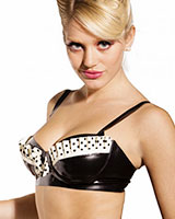 Burlesque BH aus geklebtem Latex Burlesque BH aus geklebtem Latex