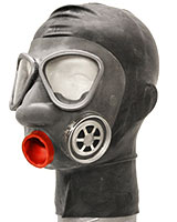 Gasmask with Internal Condom and Back Zipper Gasmask with Internal Condom and Back Zipper