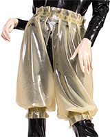 Bloomers aus Latex mit großzügiger Schrittöffnung