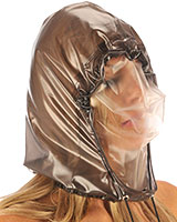 Kapuze aus PVC mit eingearbeiteter Haube Kapuze aus PVC mit eingearbeiteter Haube