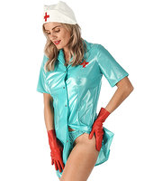 (Bild für) Krankenschwestern-Uniform aus PVC