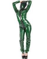 Catsuit aus PVC mit Kapuze und 2-Wege-RV für Damen und Herren