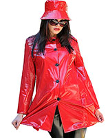 PVC Sixties Rain Coat