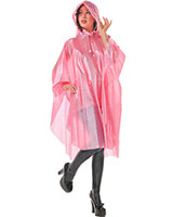 Poncho aus PVC mit Kapuze