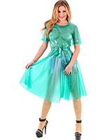 Nursey Dress aus PVC mit weitem Rock