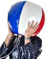(Bild für) Aufblasbare doppelwandige Ballhaube aus PVC im Wasserball-Design
