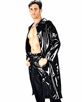 (Bild für) Latex-Kleppermantel - zum Schließen ins Bild klicken