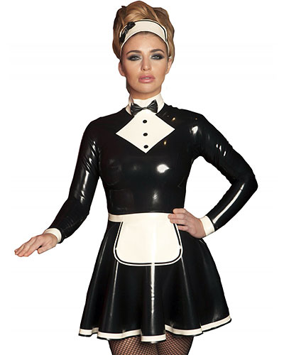 (Bild für) Margot Zimmermädchenuniform aus geklebtem Latex